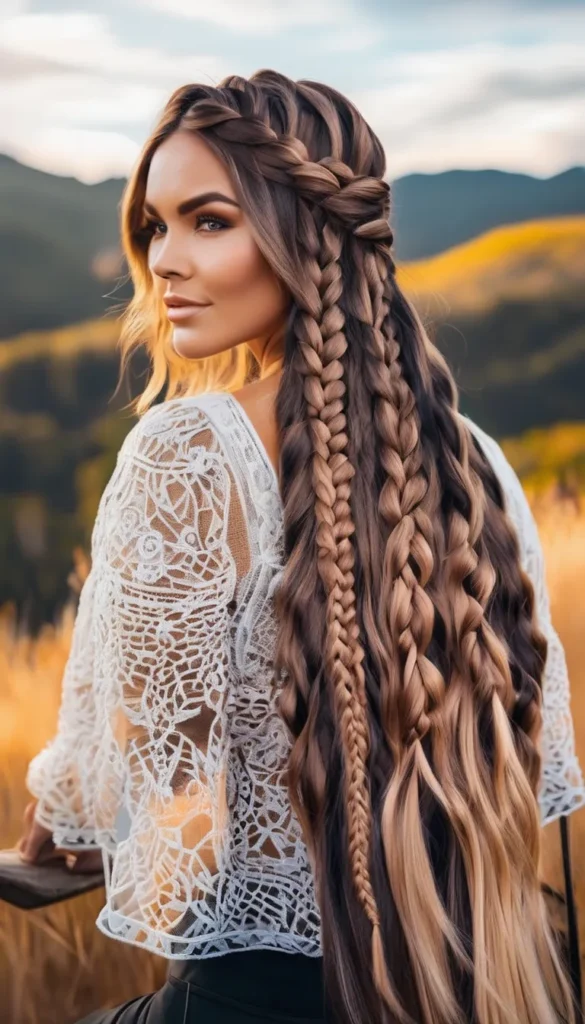 Boho Long Braids