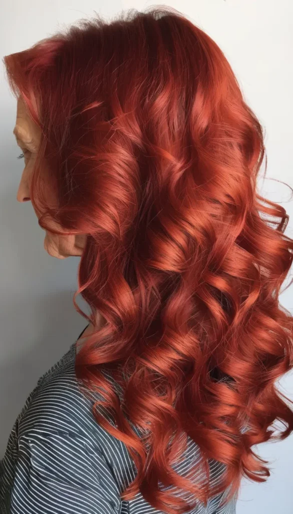 Copper Wavy Hair