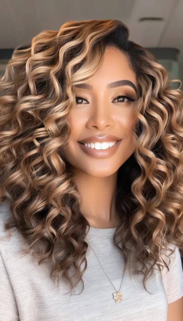 Curly Textured Lob