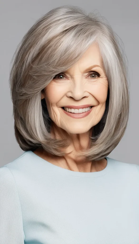 Long Bob With Face-Framing Layers