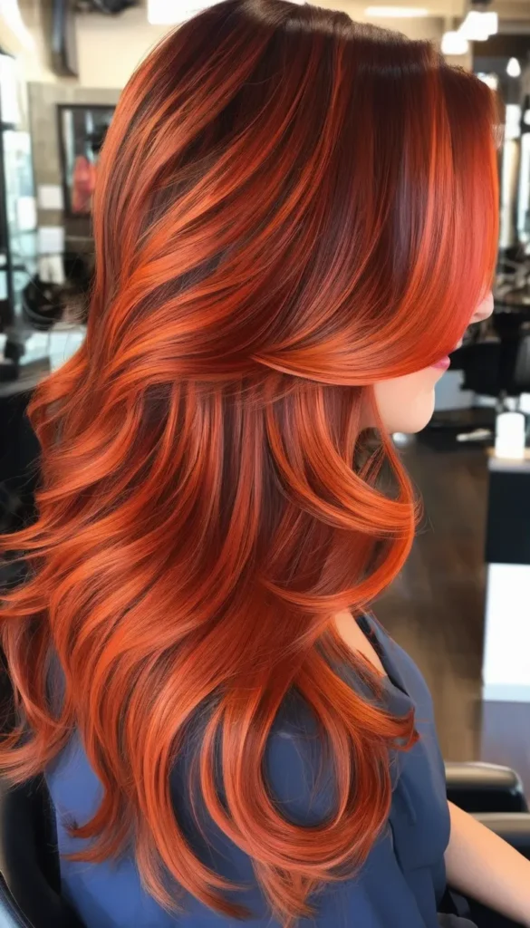 Orange Red Layers