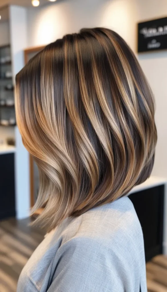 Sleek Lob with Underlights