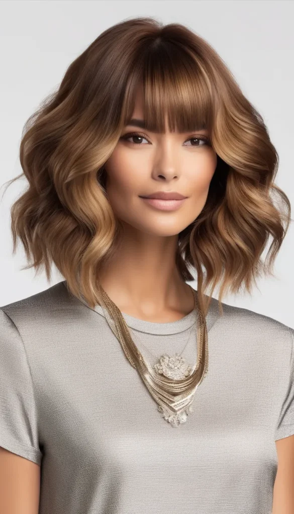 Textured Waves with Airy Bangs