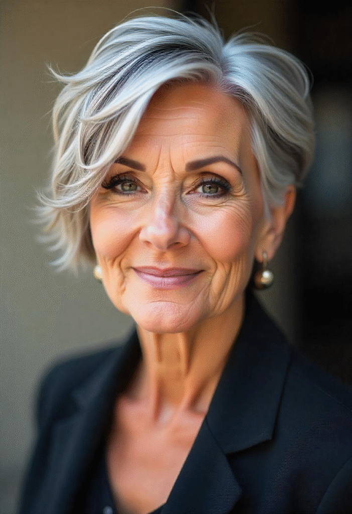 20 Best Shag Hairstyles for Women Over 60: Timeless And Trendy 14 Shag with Choppy Layers