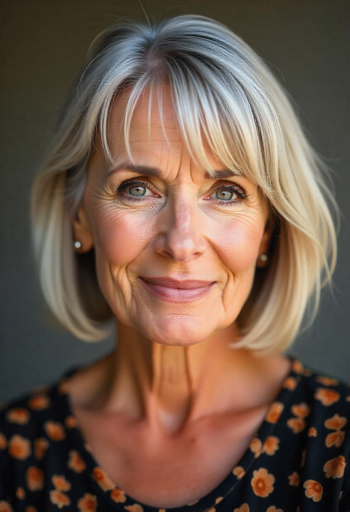 20 Best Shag Hairstyles for Women Over 60: Timeless And Trendy 20 Shag Haircut With Gradient Bangs