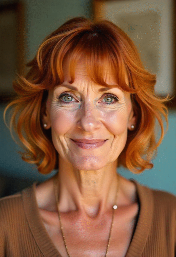 20 Best Shag Hairstyles for Women Over 60: Timeless And Trendy 4 Light Copper Shag Cut