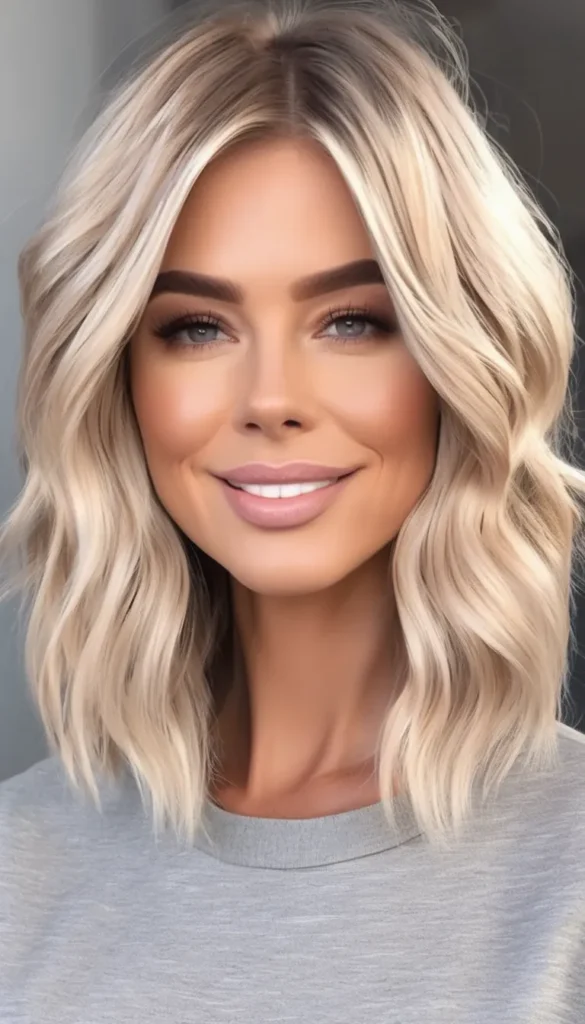 A-Line Blonde Bob