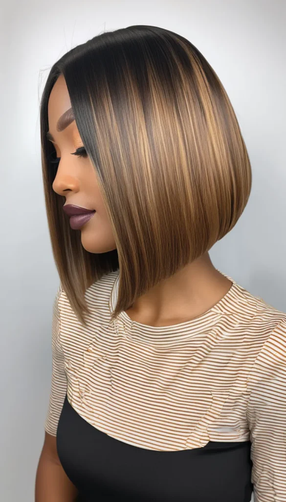 Angled Rounded Bob