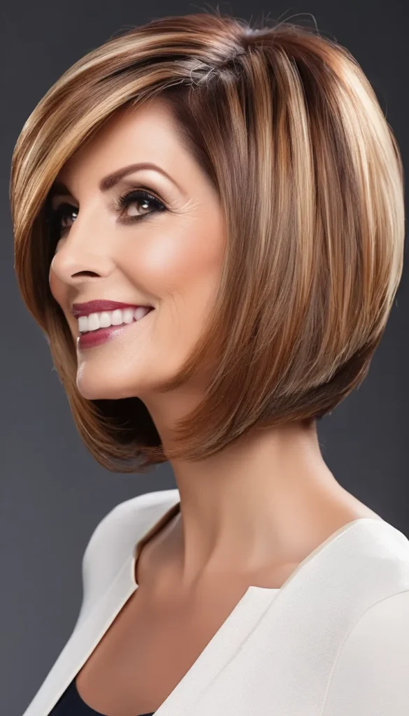 Asymmetrical Bob for Fine Hair