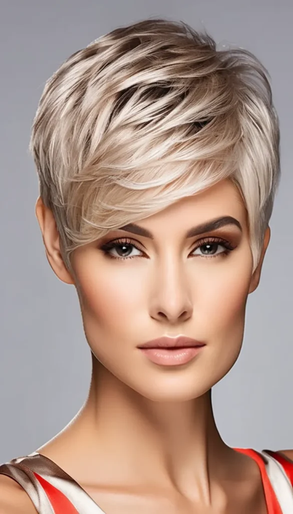 Beige Platinum Pixie