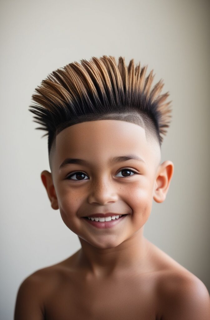 Burst Fade Mohawk