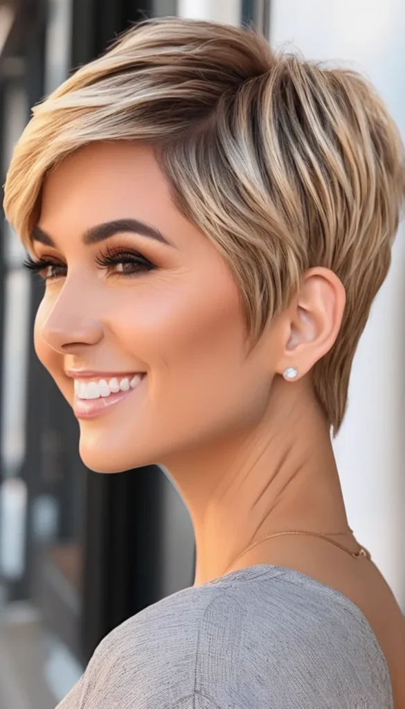 Buttery Pixie Cut