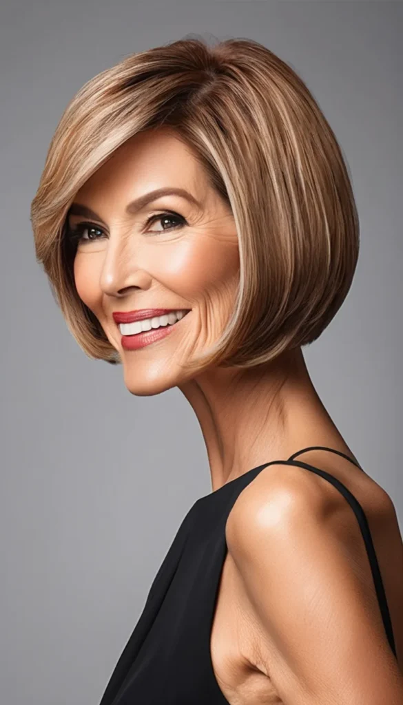 Chin-Length Straight Bob