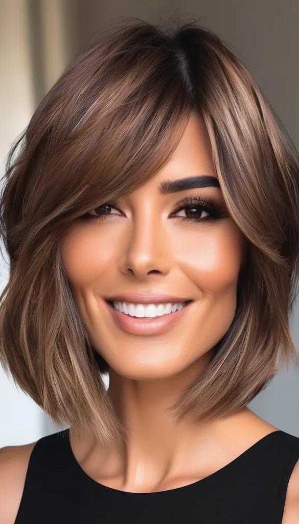 Choppy Brown Bob