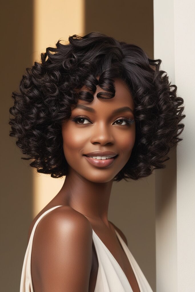 Curly Bob for Natural Hair