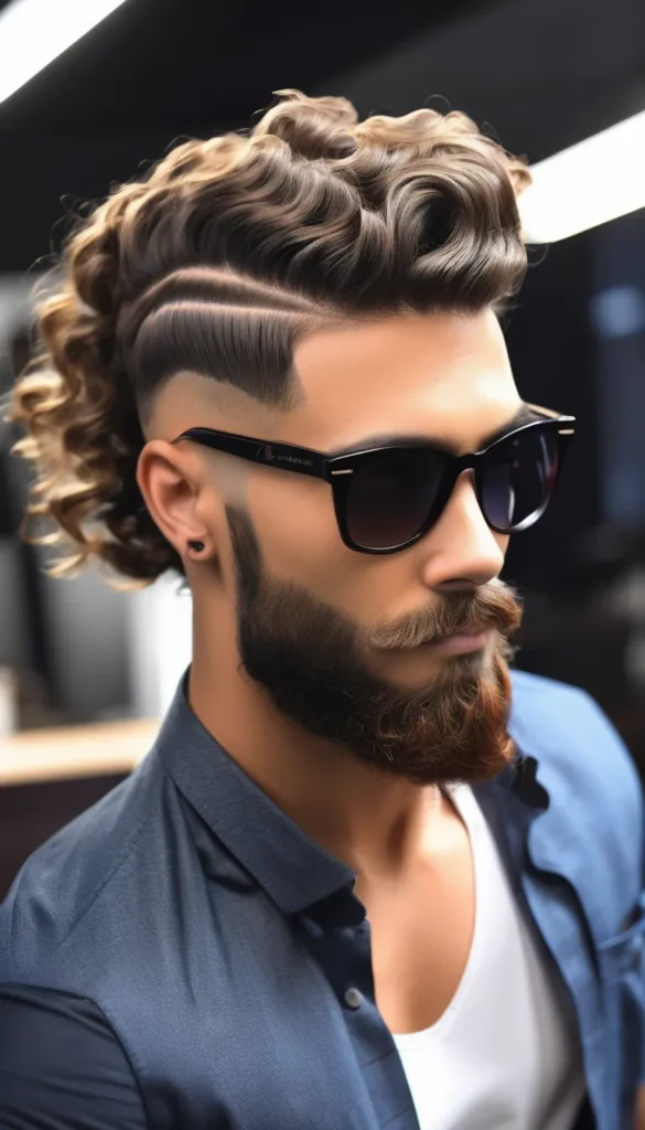 Curly Undercut