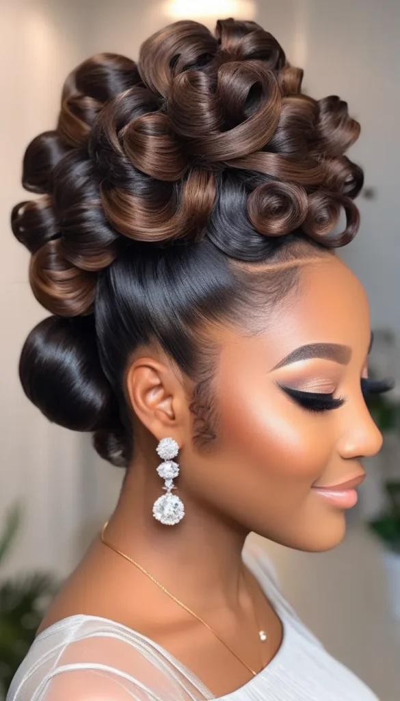 Curly Updo