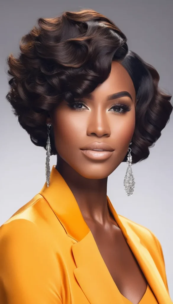 Finger Waves on Short Natural Hair