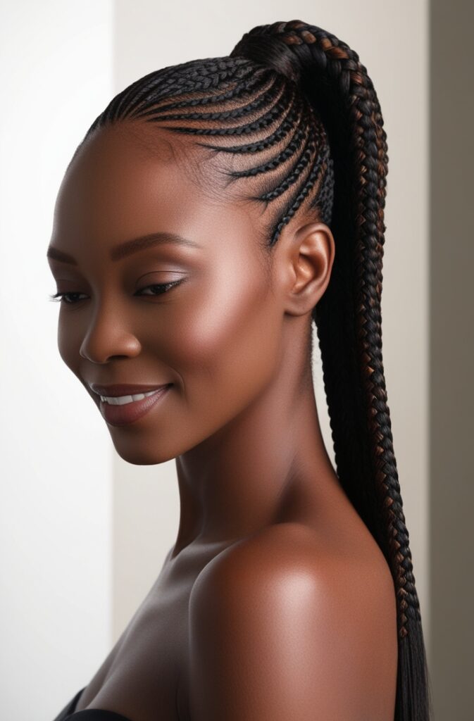 Fulani Braided Ponytail