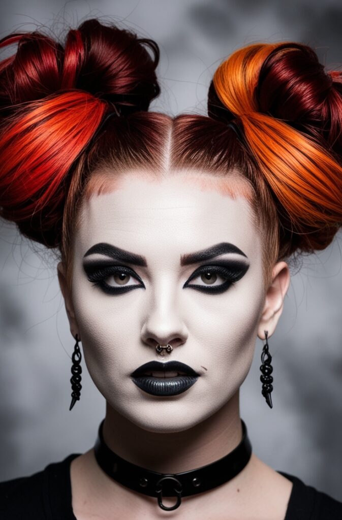  Goth Flame Hair