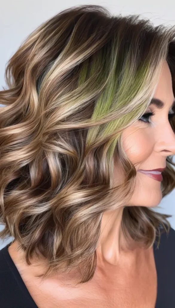 Highlighted Wavy Lob