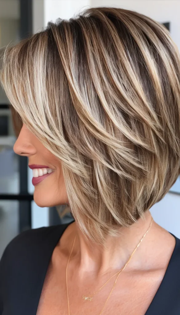 Layered A-Line Bob