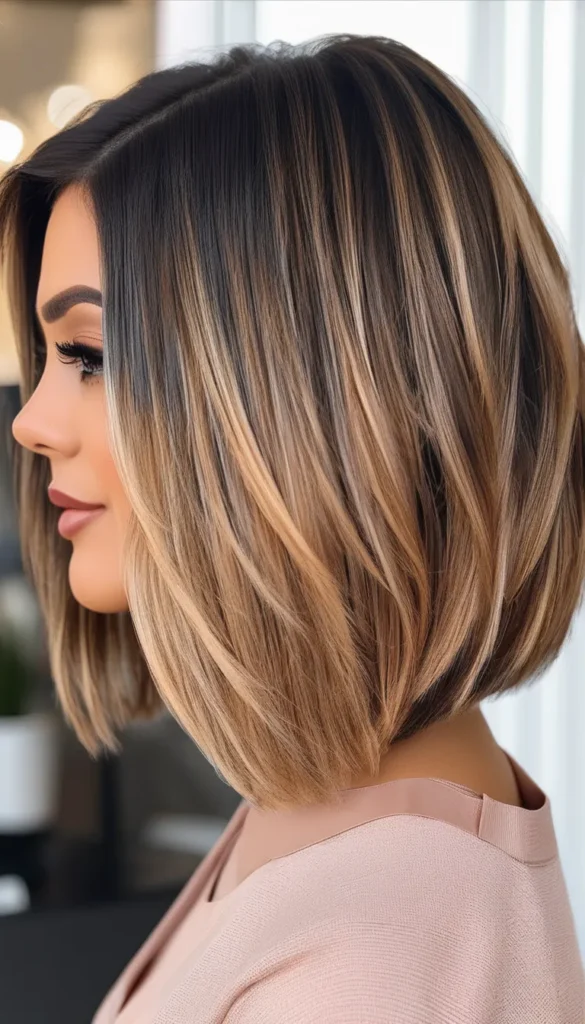 Layered Bob for Straight Hair