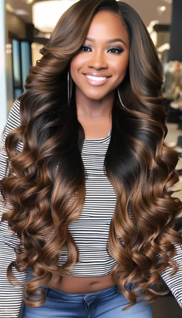 Long Layered Curls