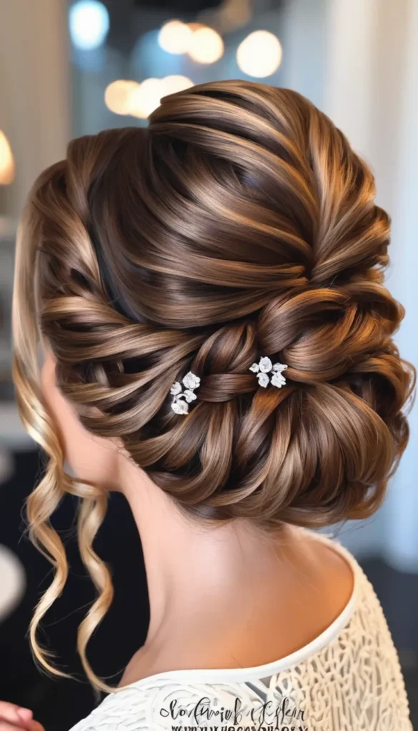 Loose Braided Updo