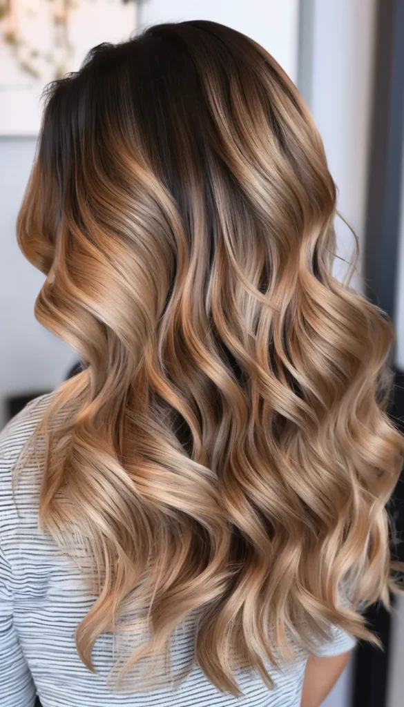 Loose Waves with Balayage