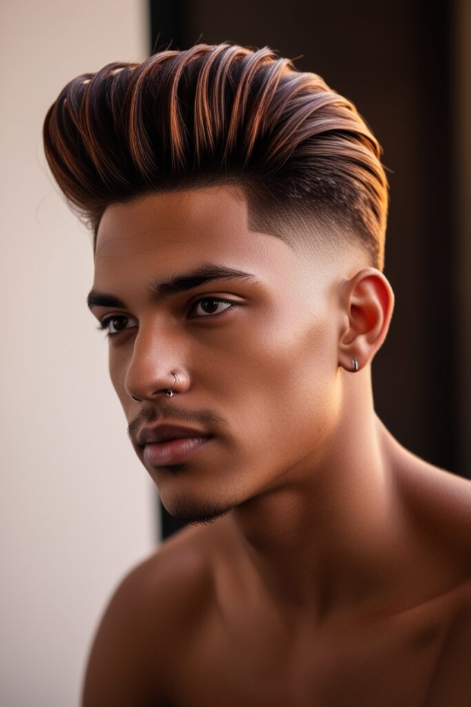 Low and High Fades with Undercut