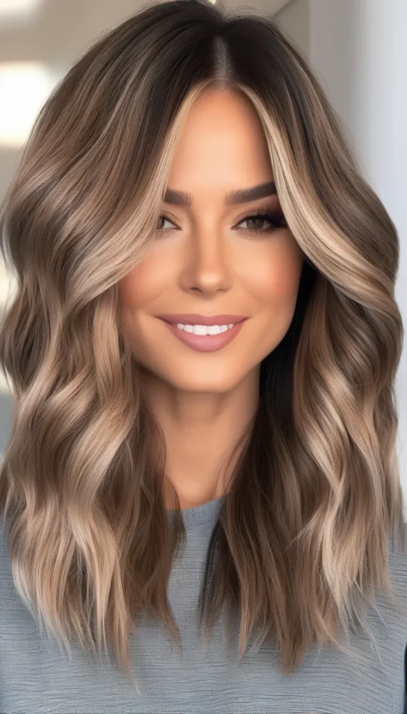 Medium-Length Balayage