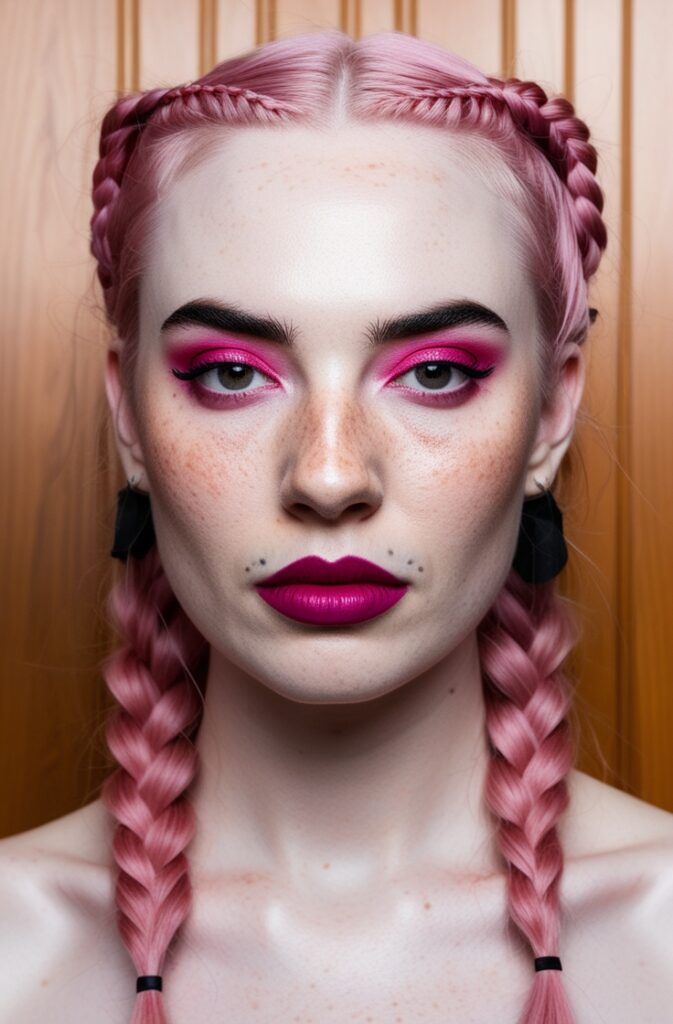 Pink Braids