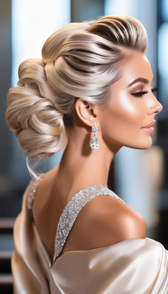 Platinum Updo