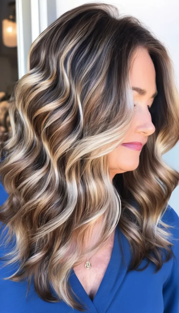 Shiny Waves with Highlights