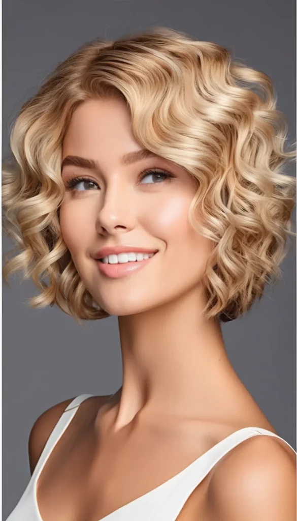 Short Curly Bob