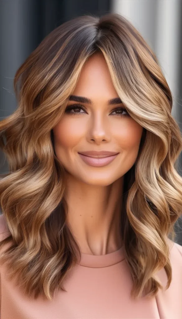 Shoulder length hair with face-framing layers