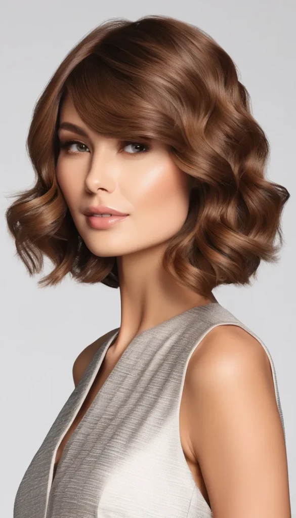 Side Part with Loose Waves