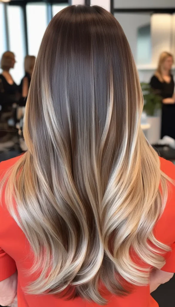 Sleek Ombre with Fringe