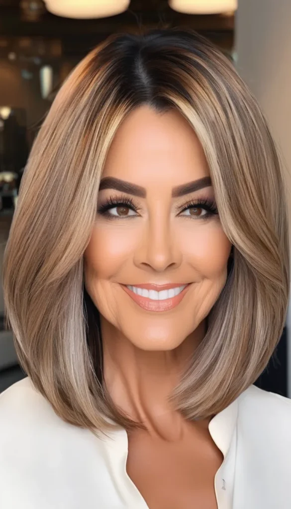 Soft Balayage with Face-Framing Layers