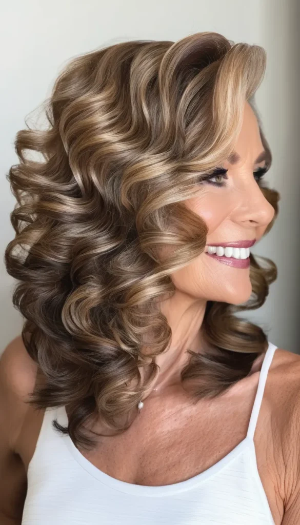 Soft Shoulder-Length Curls