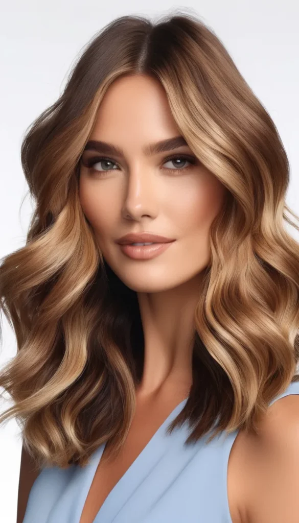 Soft Shoulder-Length Waves