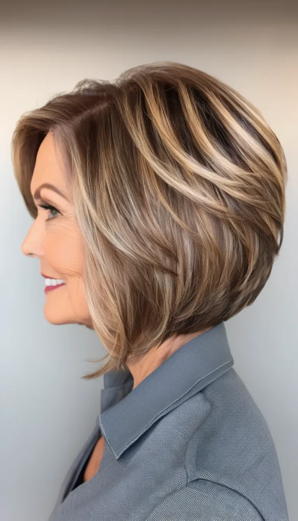 Stacked Angled Bob