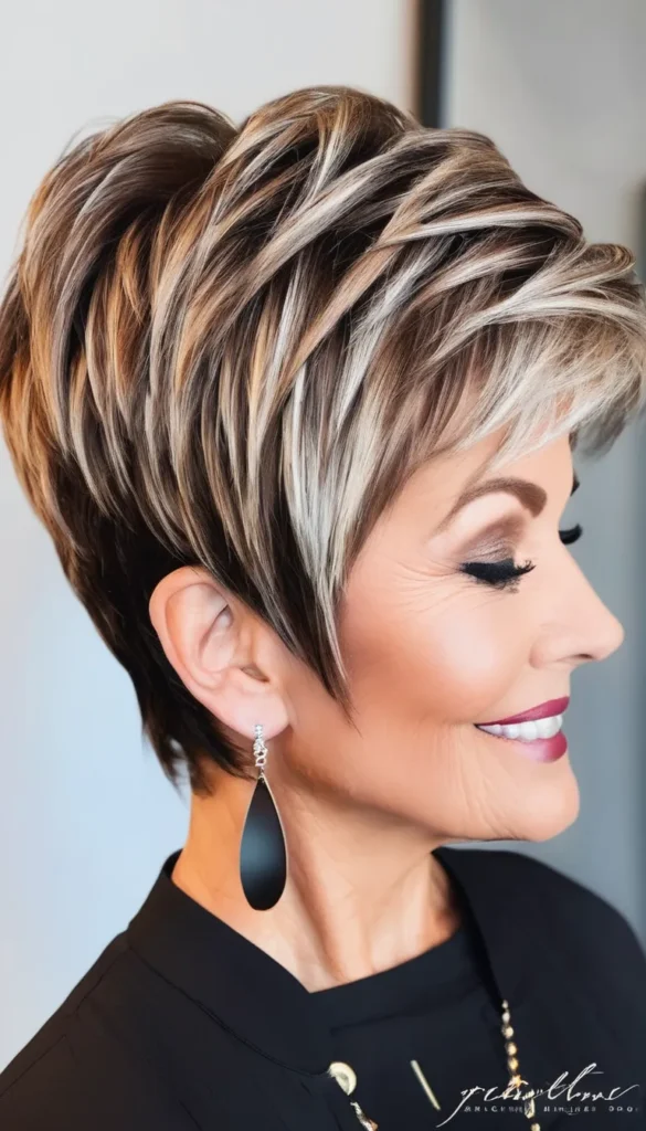 Tapered Pixie with Undercut