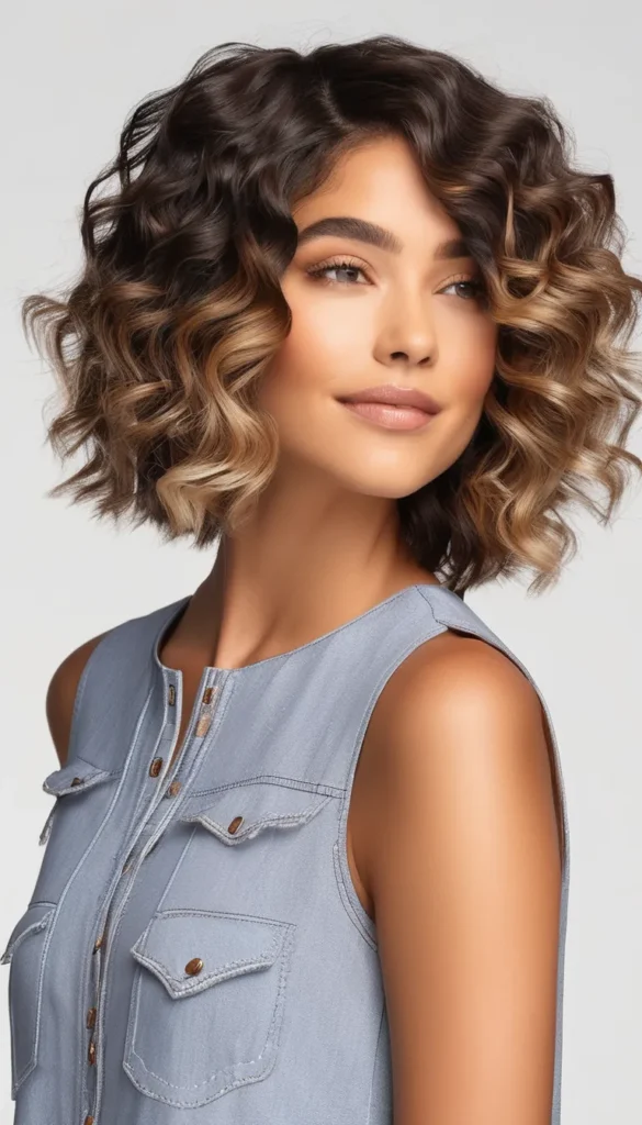 Textured Chin-Length Bob