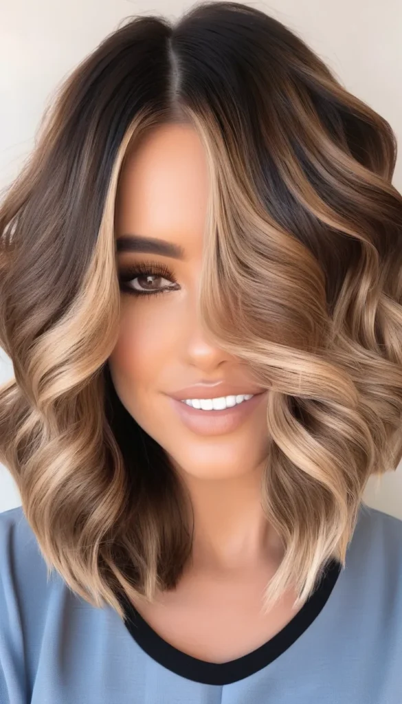 Tousled Layers with Highlights