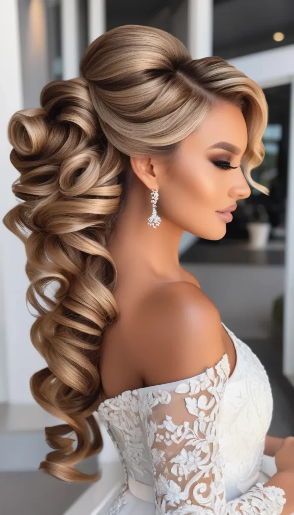 Tousled Low Ponytail