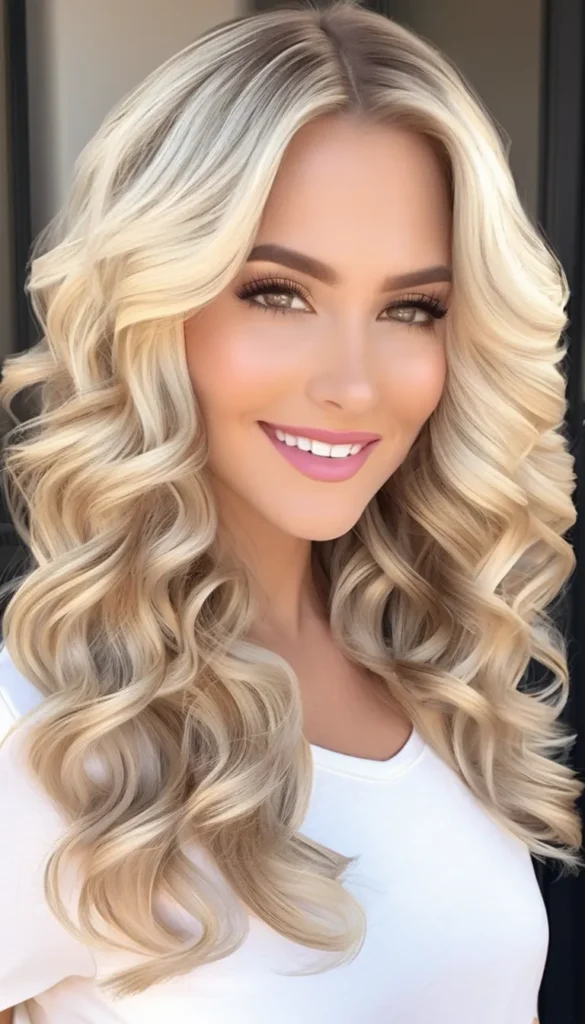 Vanilla Blonde Curls