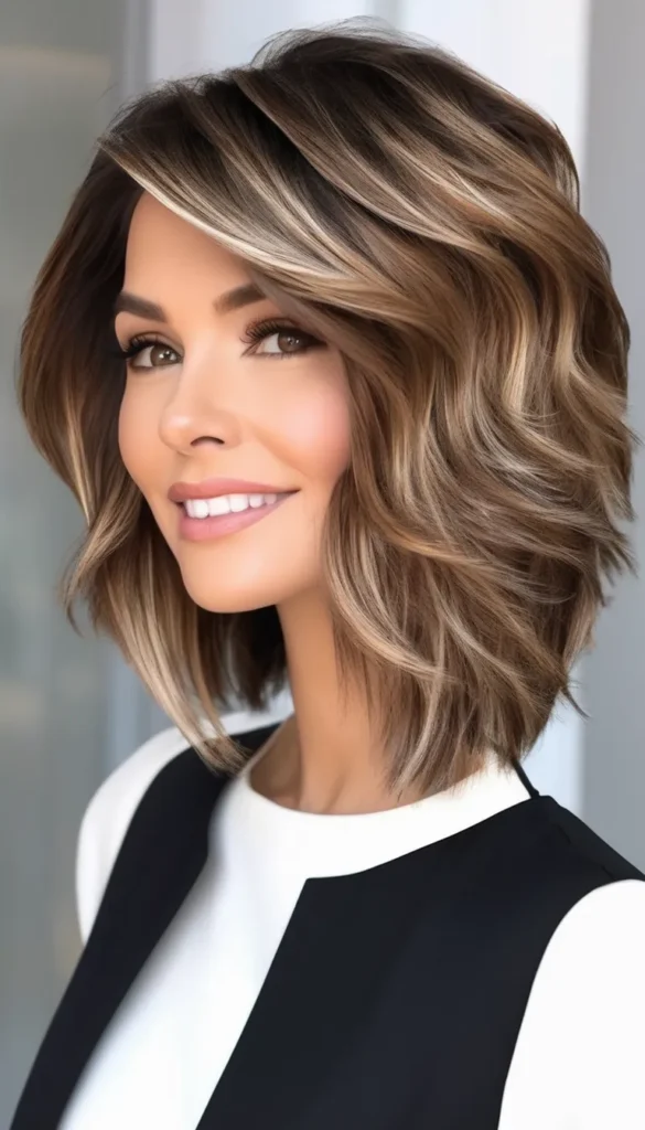 Wavy Bob with Layers