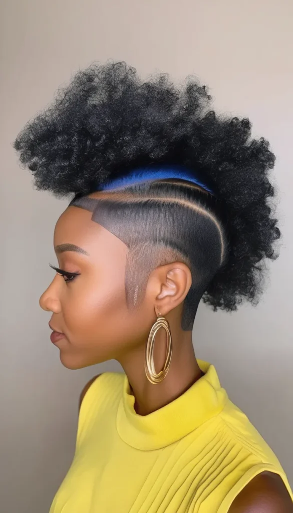 Wavy Faux Hawk